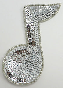 Single Note Silver 3.5" x 2"