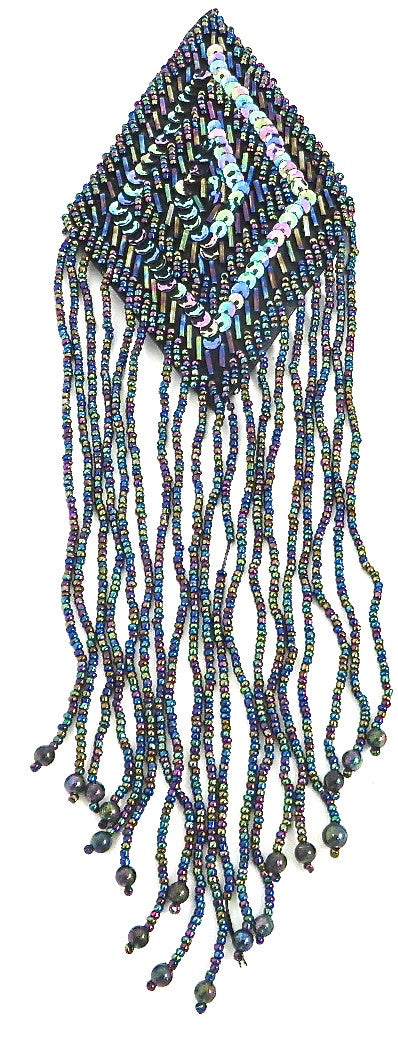 Epaulet Diamond Moonlight Sequins and Beads 10