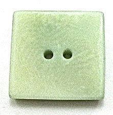 Button Lite Soft Green with Groove Two Holes 3/4"