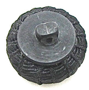 Button Black with Texture and Swirl 7/8"