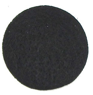 Pack of 5 Felt Black Patches 1.5