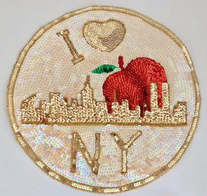 NY Skyline with Apple 11"