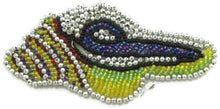 Load image into Gallery viewer, Seashell with Multi-Colored Beads 4.5&quot; x 2.25&quot;