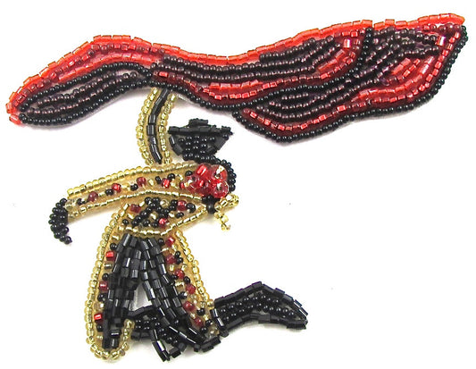 Matador with Cape in Air 3" x 4"