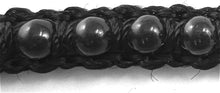 Load image into Gallery viewer, Trim Black Bead One Row on Backing 1/2&quot; Wide, Sold by the Yard