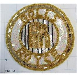 Rolls-Royce Car Emblem Patch 6"