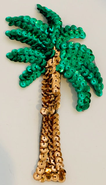 Palm Tree THREE CHOICES OF COLOR Lime, Green, Turquoise 5.5