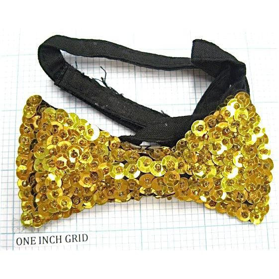 Bowtie Gold with Strap for Neck 4.15