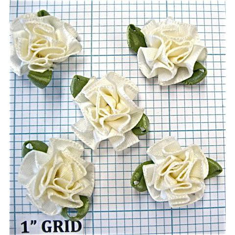 Flowers Set of Satin Cabbage Rose