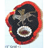 Horse Patch all beaded 3