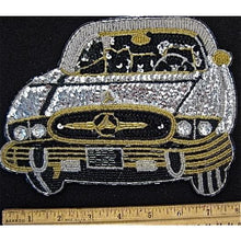 Load image into Gallery viewer, Mercedes Front View Silver or Gold and Black 8&quot; x 5&quot;