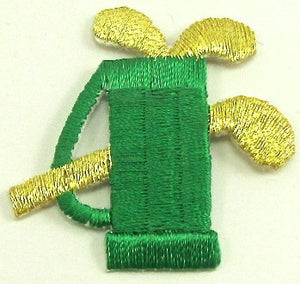 Golf Bag Choice of Color Embroidered 7 for $2.00 1.5" x 1.5"