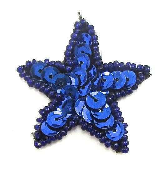 Choice of Sequin Star Royal Blue