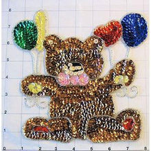 Load image into Gallery viewer, Teddy Bear with Balloons 7&quot; x 6.5&quot;