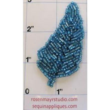 Load image into Gallery viewer, Leaf Turquoise Beads, 3&quot; x 1.5&quot;