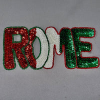 Rome with MultiColored Sequins and Beads 3