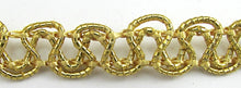 Load image into Gallery viewer, Trim with Bullion Thread Intertwined with Gold Bullion Beads 1/2&quot; Wide