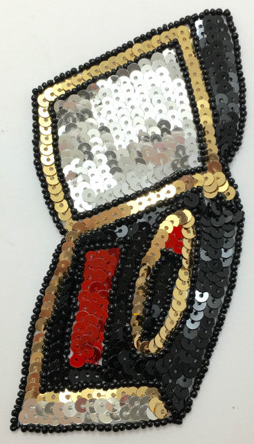 Makeup Compact Case, Sequin Beaded Choice of Color 5" x 2.5"