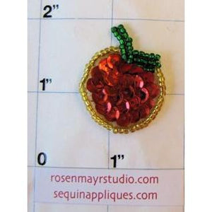 Cherry Tiny with Red Sequins 1"