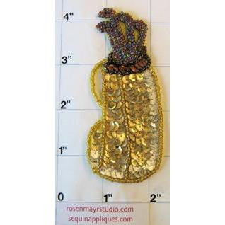 GOLF CLUBS 1-1/2"W x 3-1/2"H