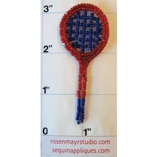 TENNIS RACKET 3" x 1"