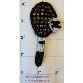 TENNIS RACKET 4" x 2" in Pre-Glued & Not Pre-Glued Variants