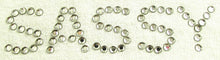 Load image into Gallery viewer, Heat Transfer Iron-On Word &quot;Sassy&quot; Clear Crystals 1&quot; x 3&quot;