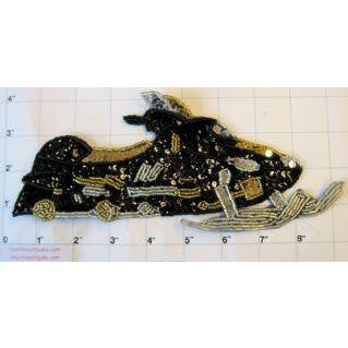 SNOWMOBILE 9" x 4"