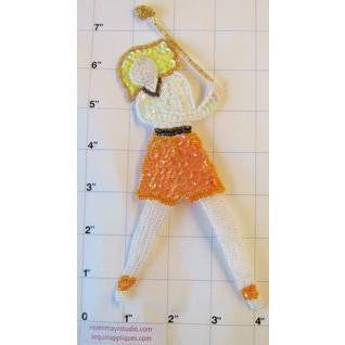 GIRL GOLFER 6.5" x 3" Not Pre-Glued and Pre-Glued Variants