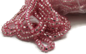 Beads loose with pink metallic brite color 1lb 30oz