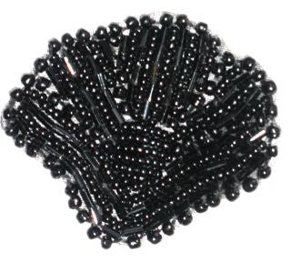 Sea Shell Black Beads 2