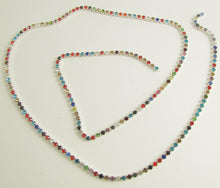 Load image into Gallery viewer, Rhinestones by the Yard with Multi Colors 7/8&quot; wide sold by the Yard