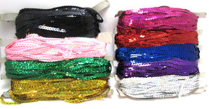 Sequins by the Yard Sold by 3 YARDS each Nine (9) Different Colors