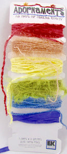 Trim Fibers with Six Different Textures 3.25 yards each fiber 1/8" wide