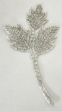 Load image into Gallery viewer, Leaf Silver all Beads 6&quot; x 3&quot;