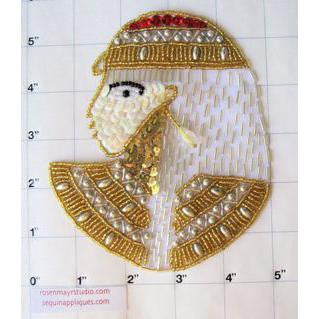 Cleopratra with Side View 5" x 5"