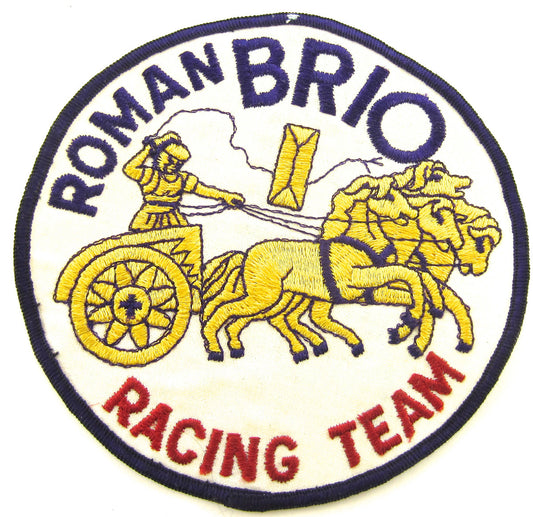 Roman Brio Racing Team Embroidered Patch 6"