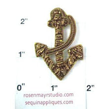 Load image into Gallery viewer, Anchor Bullion Gold Thread 1.5&quot; x 2&quot; - Sequinappliques.com