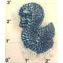 Load image into Gallery viewer, Little Blue Duckling 2&quot; x 2.5&quot;