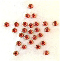 Star Red Heat Transfer Iron-On Crystals 1.5"