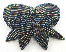 Load image into Gallery viewer, Bow with Moonlite Beads 2&quot; x 2.5&quot;