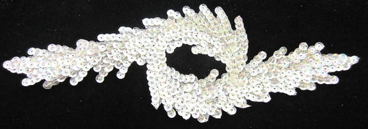 Design Motif Iridescent Sequin 9" x 3"