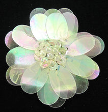 Load image into Gallery viewer, Flower with Multi-Layered Multi-Colored Sequins and Beads 2.5&quot;