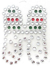 Load image into Gallery viewer, Letter H Hot Fix Iron-On Heat Transfer with Multi-Color Rhinestones 2&quot;