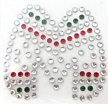 Load image into Gallery viewer, Letter M Hot Fix Iron-On Heat Transfer with Multi-Color Rhinestones 2&quot;