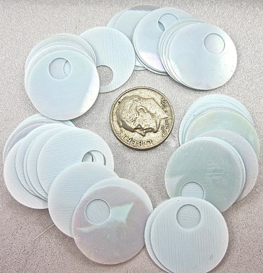 Sequins Bag of Dusty Lite Blue Paillette Pendants, approx 400