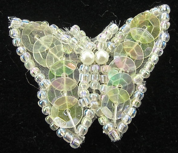 Butterfly with Iridescent Sequins and Beads 1