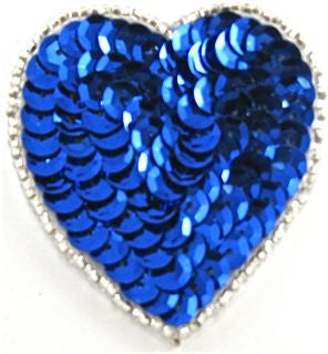 Heart Royal Blue 2.5" x 3"