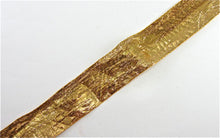 Load image into Gallery viewer, Trim Shiney Gold Bullion Ribbon 1.25&quot; Wide