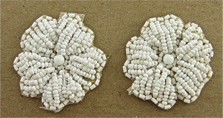 Flower Pair White 2